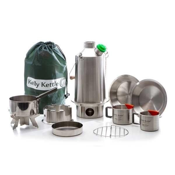 Kelly Kettle Ultimate 'Base Camp' Kit (Stainless Steel) - VALUE DEAL - Longshot Tactical