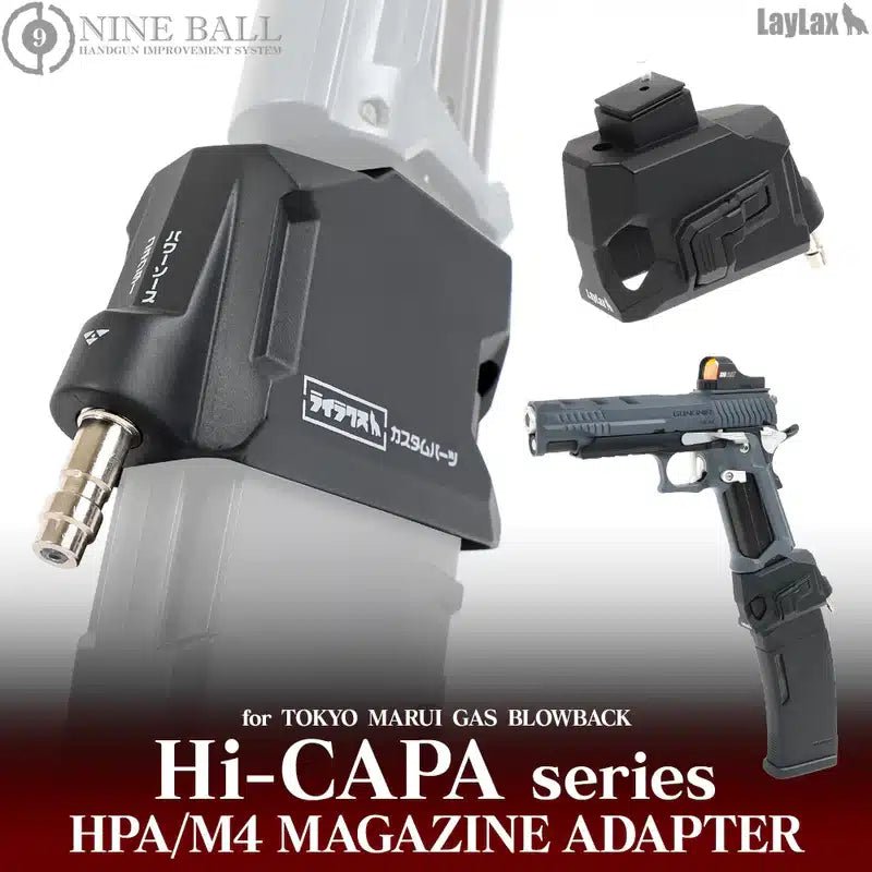 Laylax Hi Capa HPA/M4 Magazine Adapter[NINE BALL] - Longshot Tactical