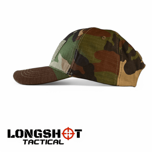 Longshot Tactical Baseball Cap - DPM style woodland camo - Longshot Tactical