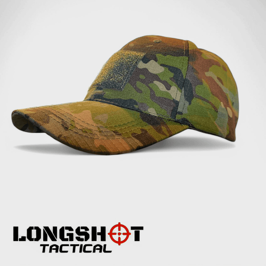Longshot Tactical Baseball Cap Woodland Camo - Longshot Tactical