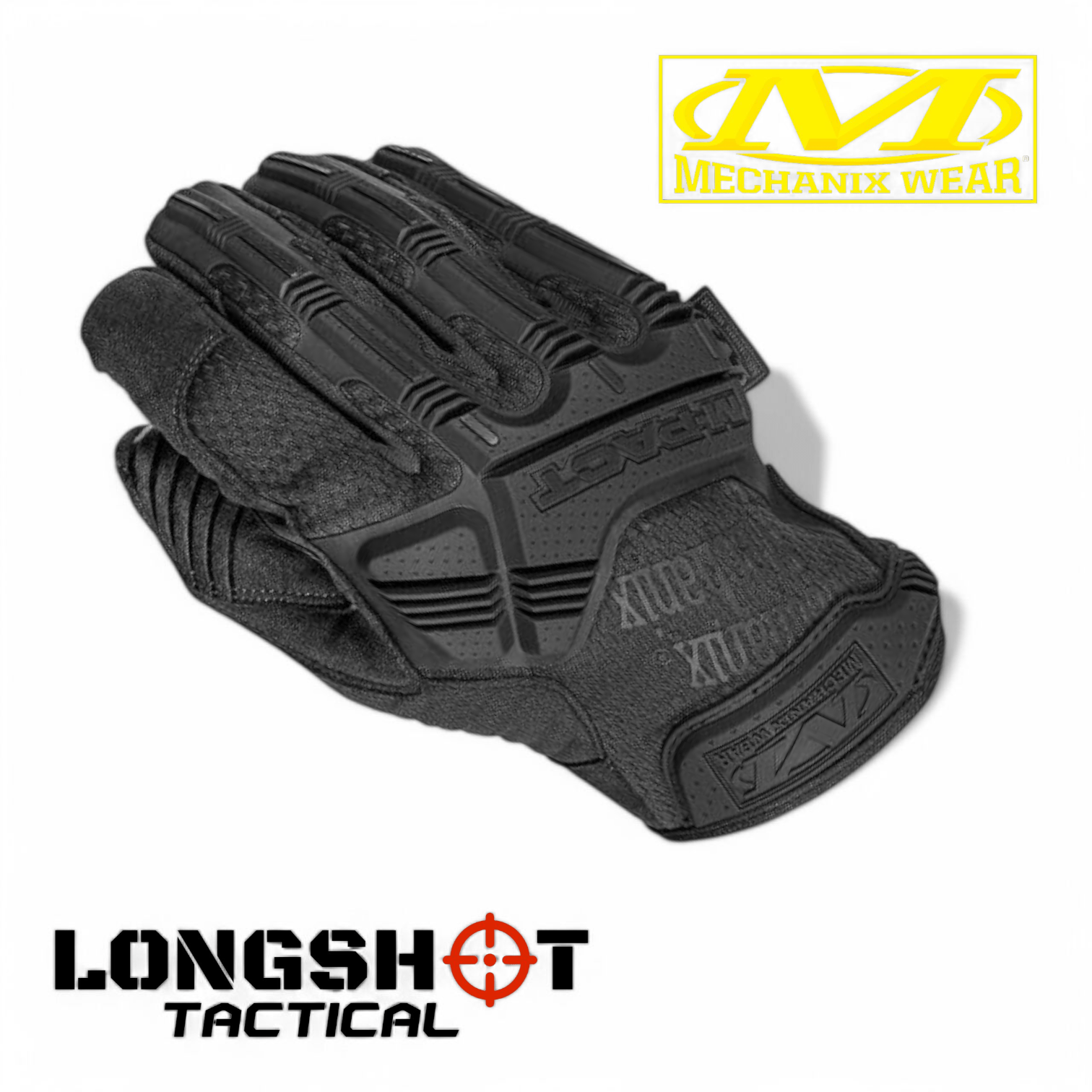 Mechanix M - PACT Black Airsoft Gloves - Longshot Tactical