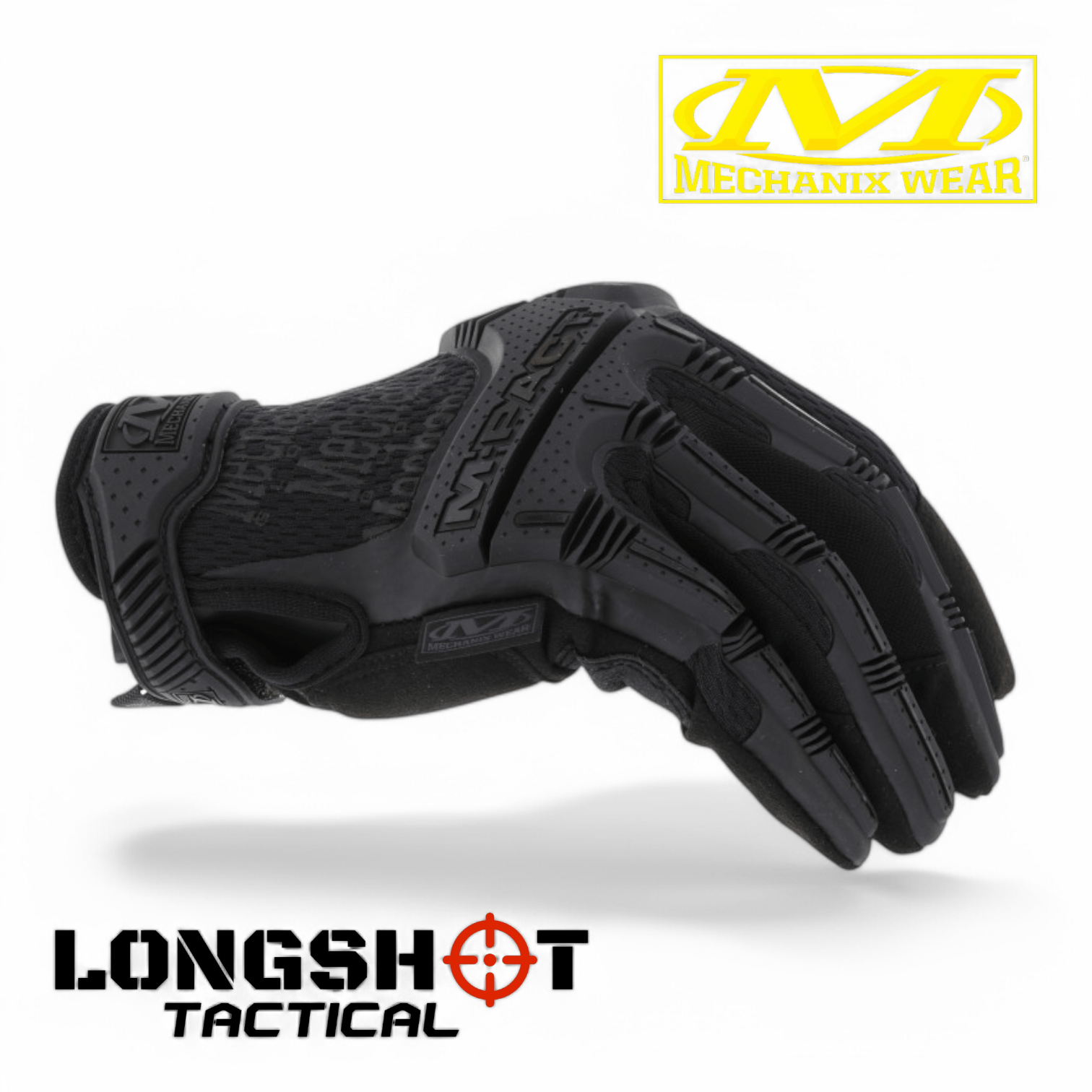 Mechanix M - PACT Black Airsoft Gloves - Longshot Tactical