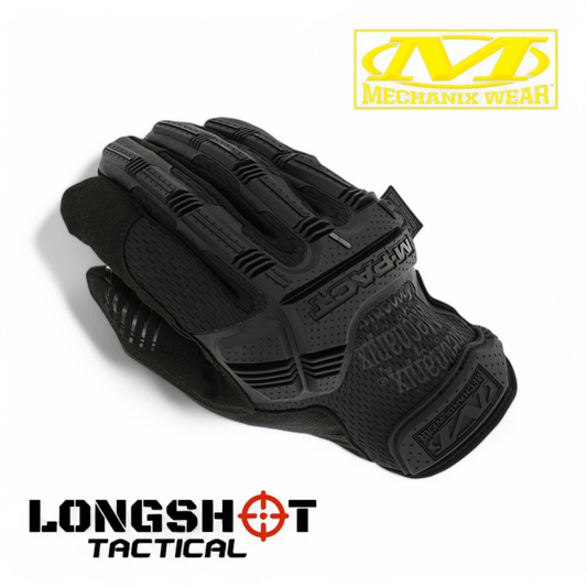 Mechanix M - PACT Black Airsoft Gloves - Longshot Tactical