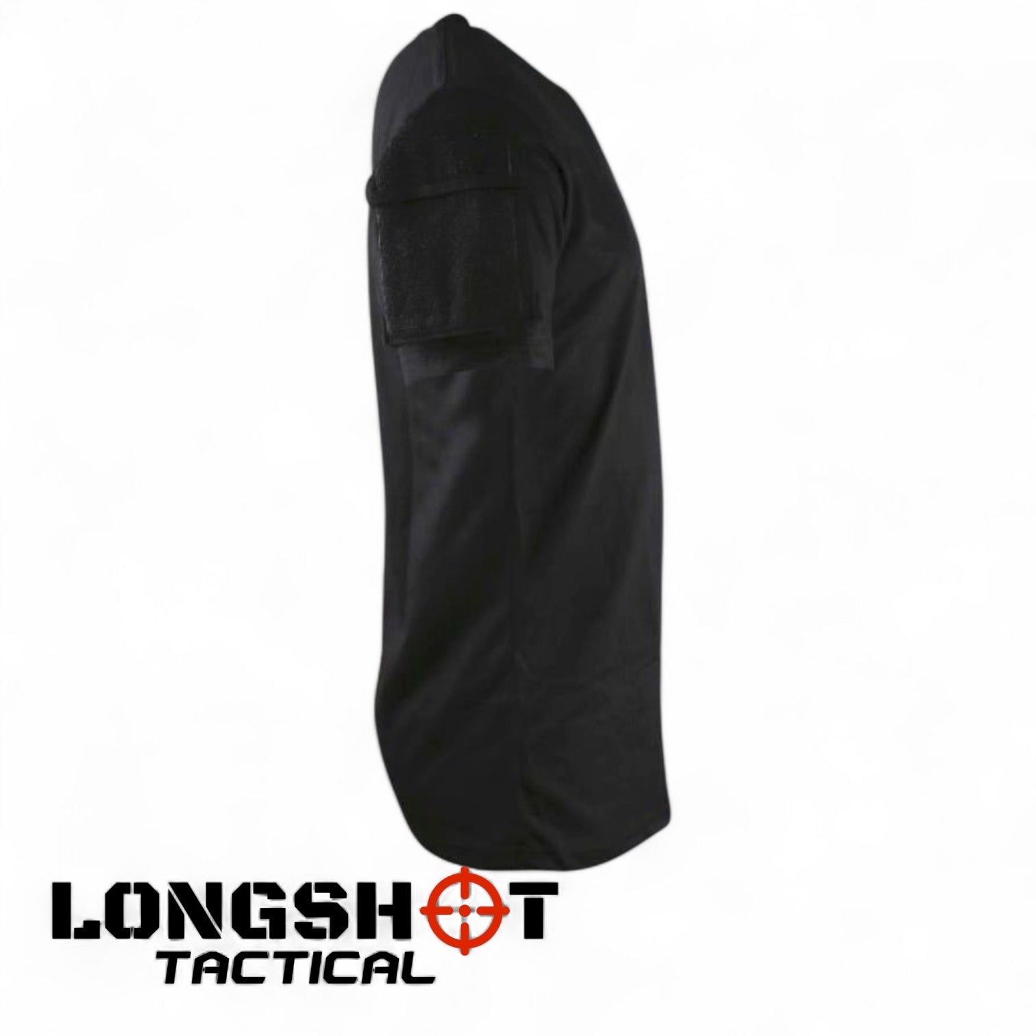 Mens Black Tactical T-Shirt - Longshot Tactical