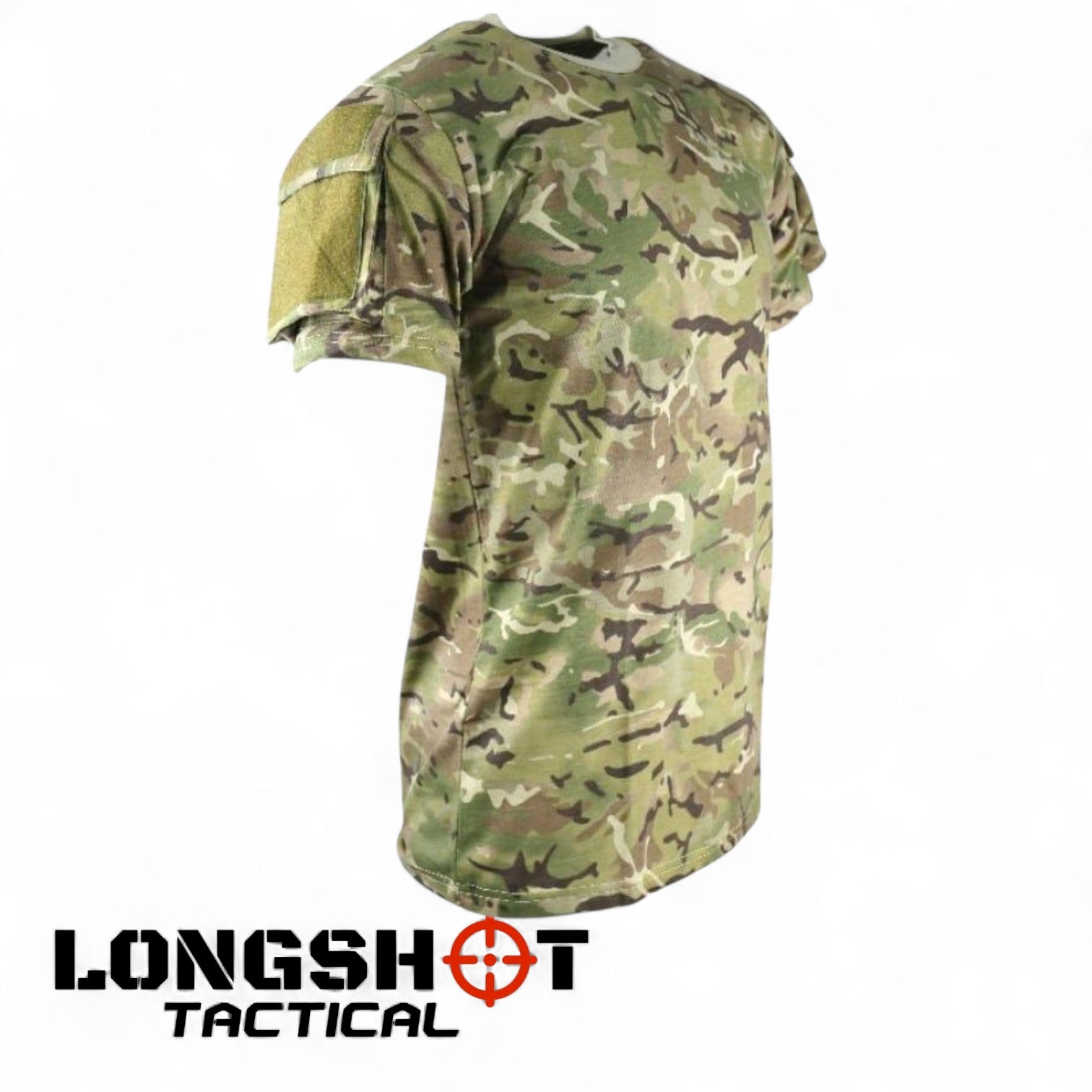Mens Camo Tactical T-Shirt - Longshot Tactical