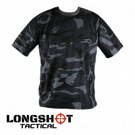 Midnight Blue Camo T Shirt - Longshot Tactical