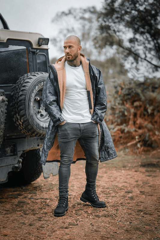 MKII PARKA - UNISEX Black Camo - Longshot Tactical