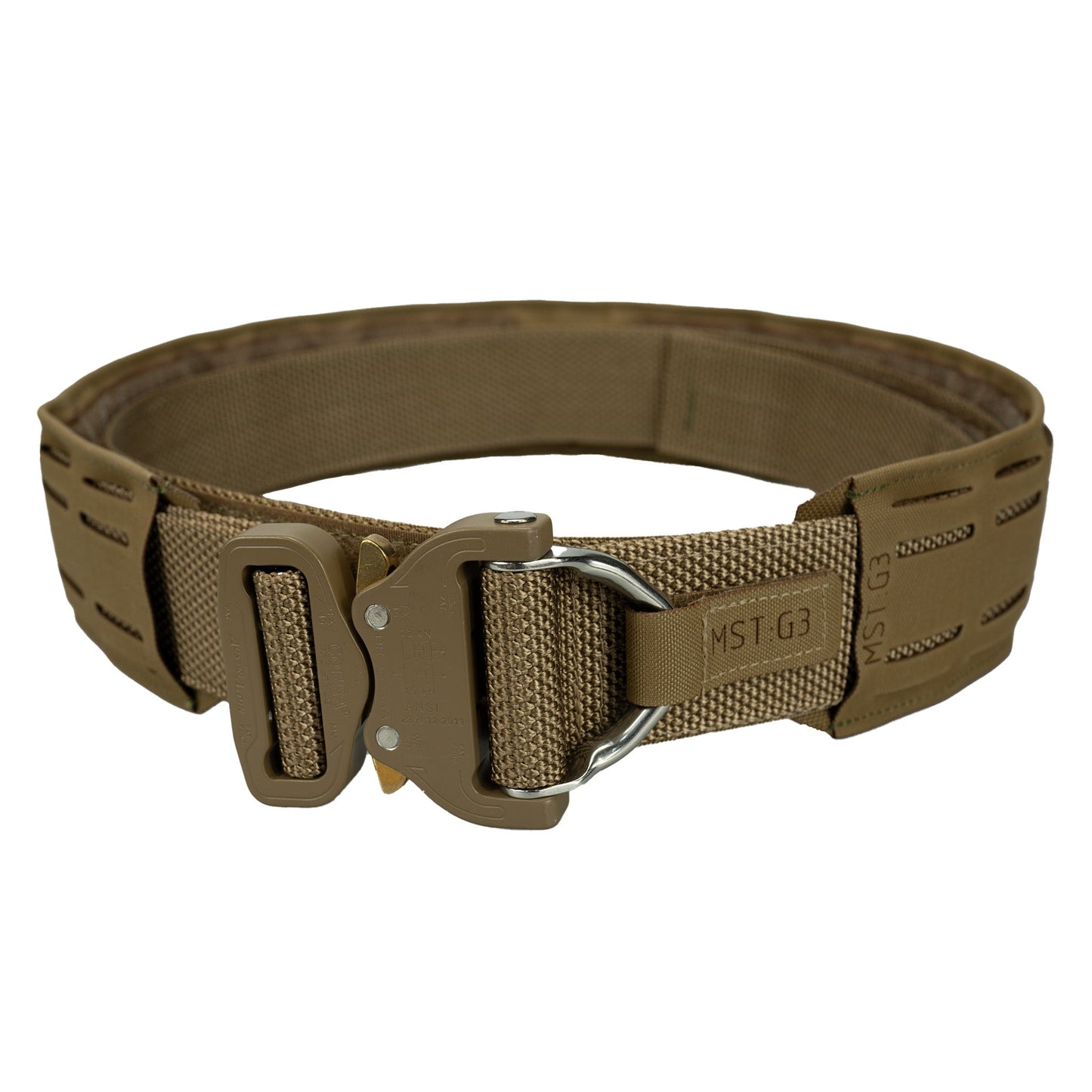 MST Laser Cut Gen 3 War Belt Coyote Brown - Longshot Tactical