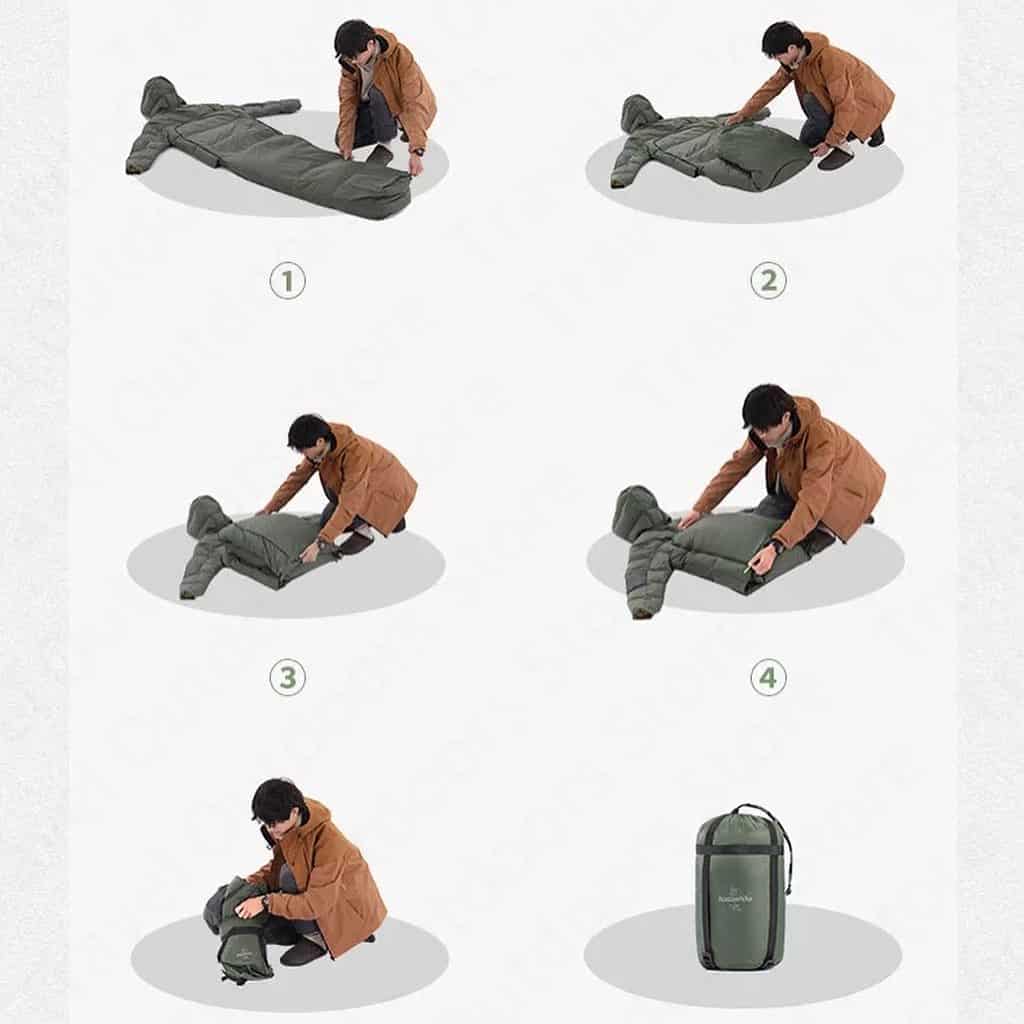 Naturehike 2 in 1 Sleeping Bag and Down Jacket - Longshot Tactical