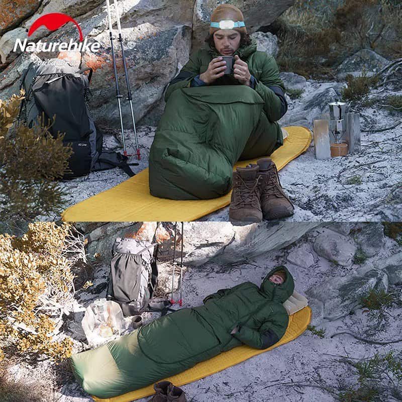 Naturehike 2 in 1 Sleeping Bag and Down Jacket - Longshot Tactical
