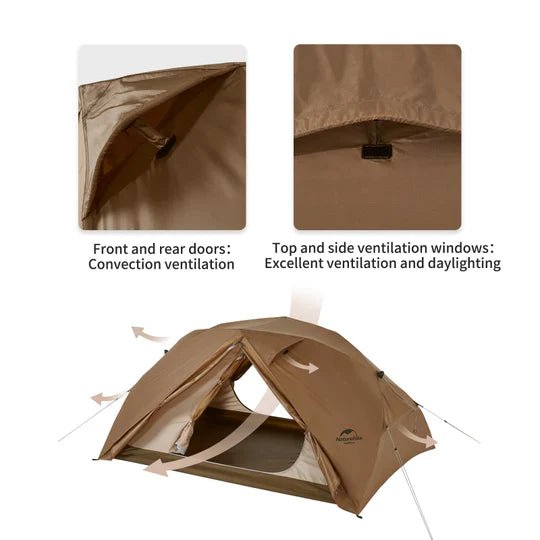 Naturehike Canyon 2 Pop Up 2 Man Tent - Longshot Tactical