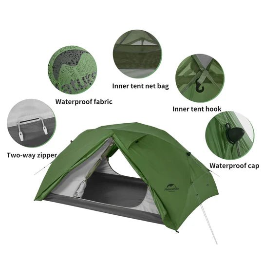 Naturehike Canyon 2 Pop Up 2 Man Tent - Longshot Tactical