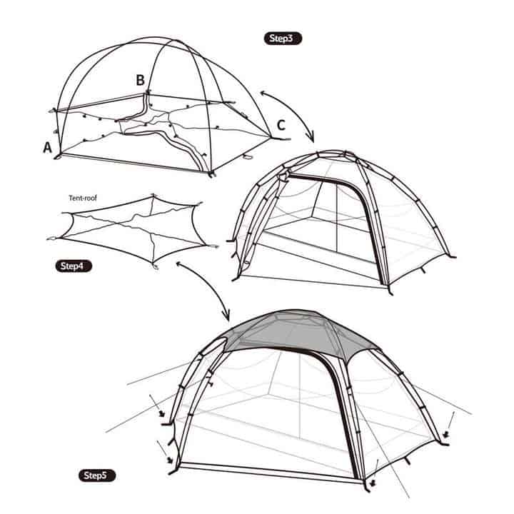 Naturehike Cloud Peak 2 - Man Tent (Green) - Longshot Tactical