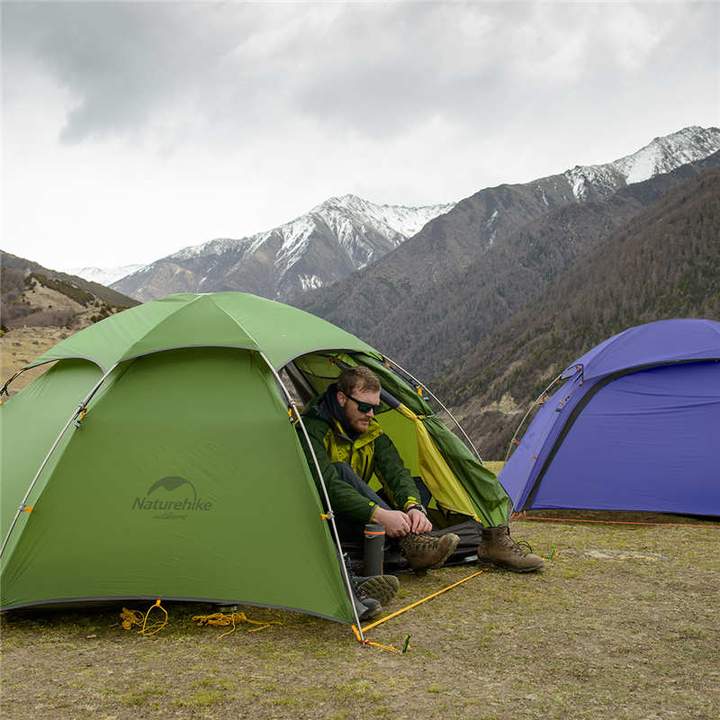 Naturehike Cloud Peak 2 - Man Tent (Green) T DOOR (Limited Run) - Longshot Tactical