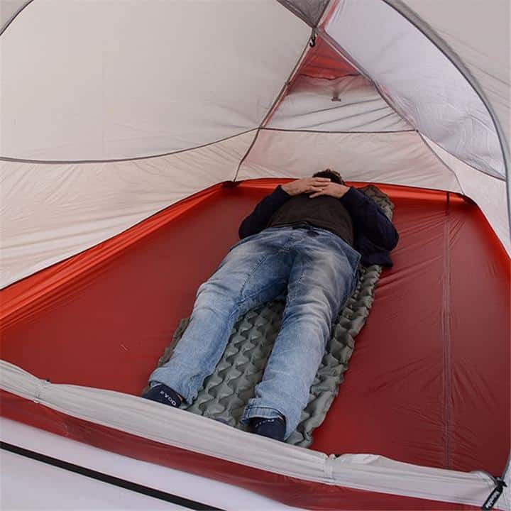 Naturehike Hiby 2 - 3 Person Tent (Grey/Red) - Longshot Tactical