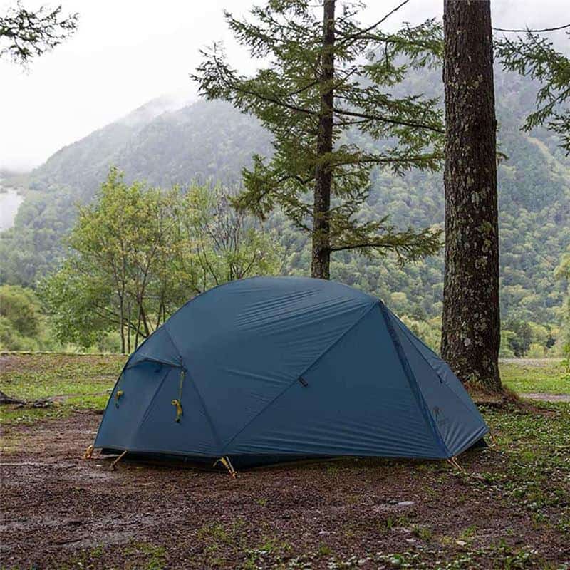 Naturehike Mongar Ultralight 2 Man Tent (Blue with Mat) - Longshot Tactical