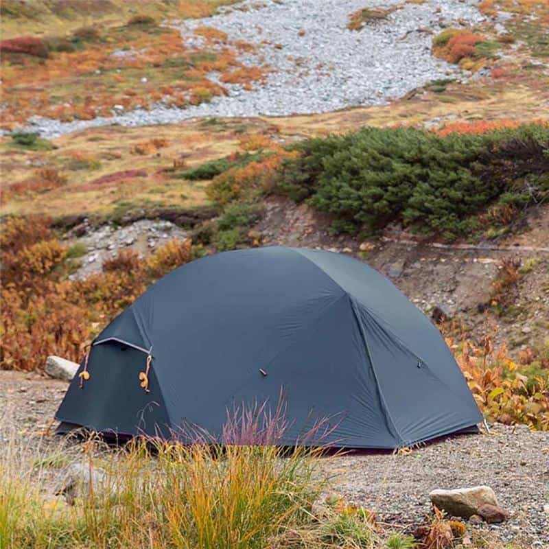 Naturehike Mongar Ultralight 2 Man Tent (Blue with Mat) - Longshot Tactical