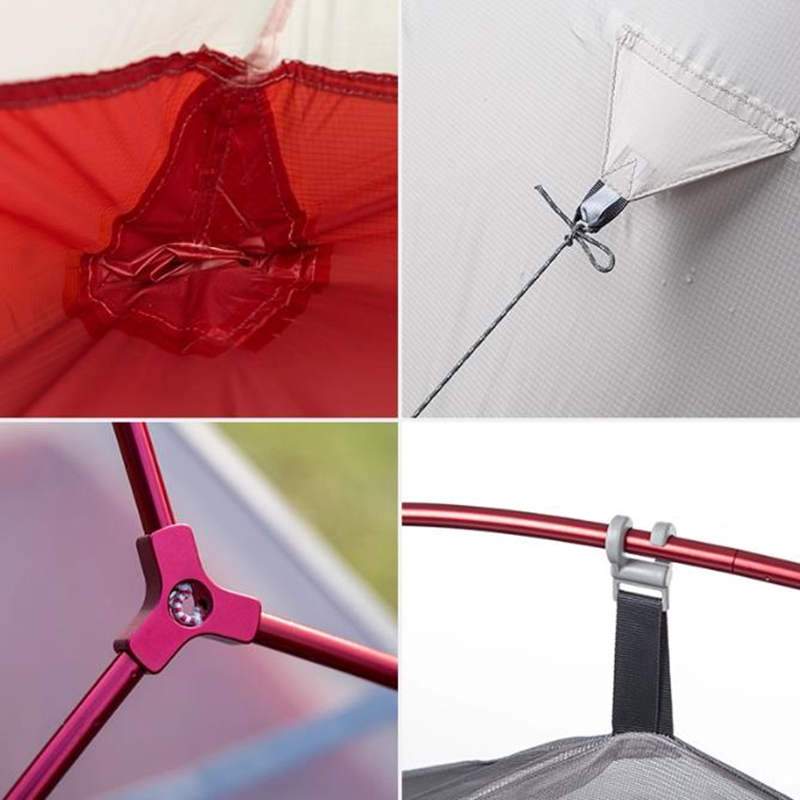 Naturehike Outdoor Camping CloudUp Tent 201T Green with Mat - Longshot Tactical