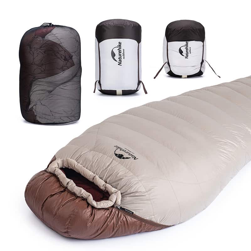 Naturehike Snowbird Mummy duck down winter Sleeping Bag (Various Sizes and Ratings ) - Longshot Tactical