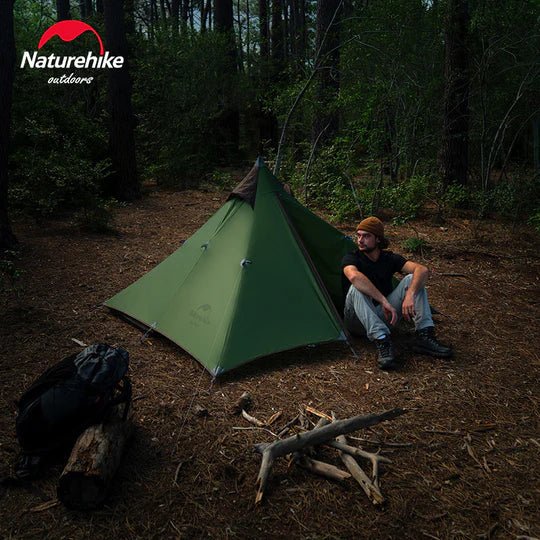 Naturehike Spire Hiking 1 Person Ultralight Camping Tent Green Full Kit - Longshot Tactical