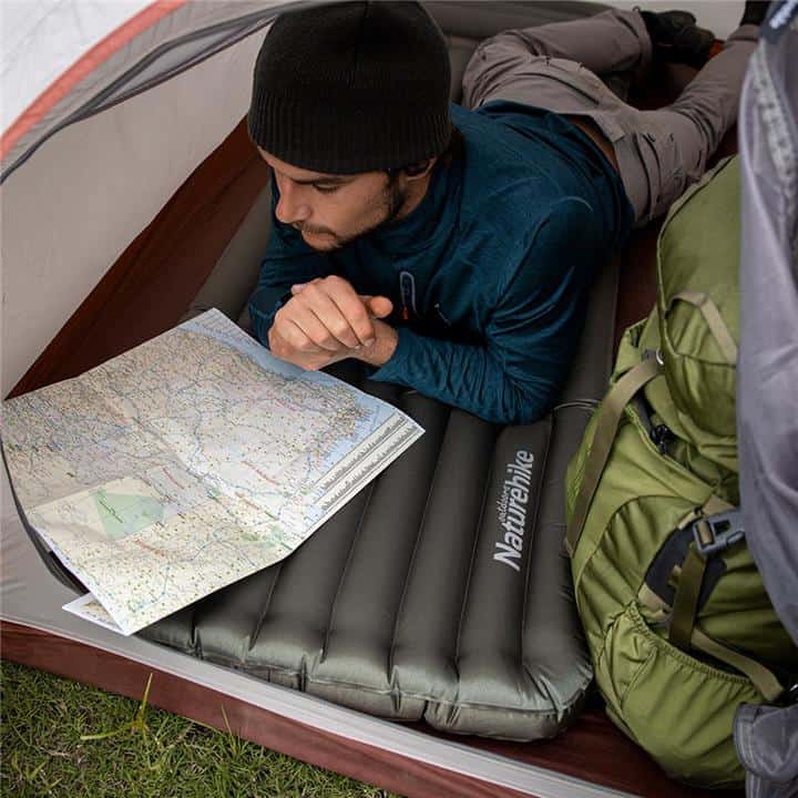 Naturehike Thick TPU Inflatable Sleeping Mat With Pillow (Wide) - Longshot Tactical