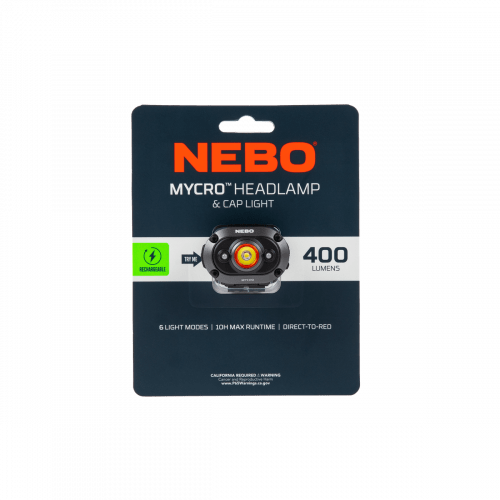 Nebo Mycro 400 Headlight Headlamp / Cap Lamp - Longshot Tactical