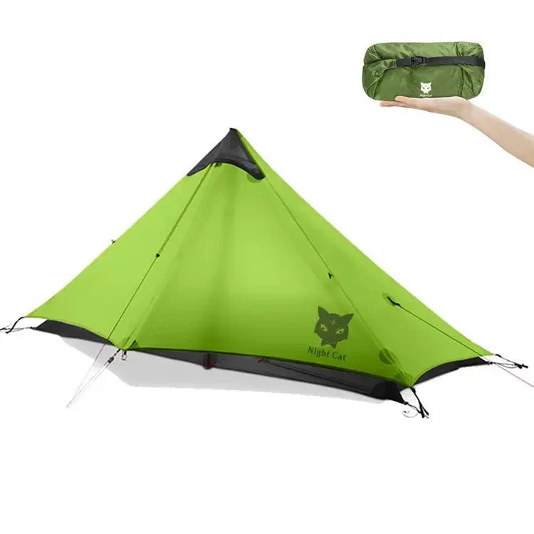 Night Cat 1 Person Ultra Lightweight Backpacking Tent - Longshot Tactical