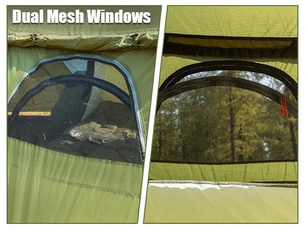 Night Cat 3 - Person Pop - Up Cabin Tent with Porch - Longshot Tactical