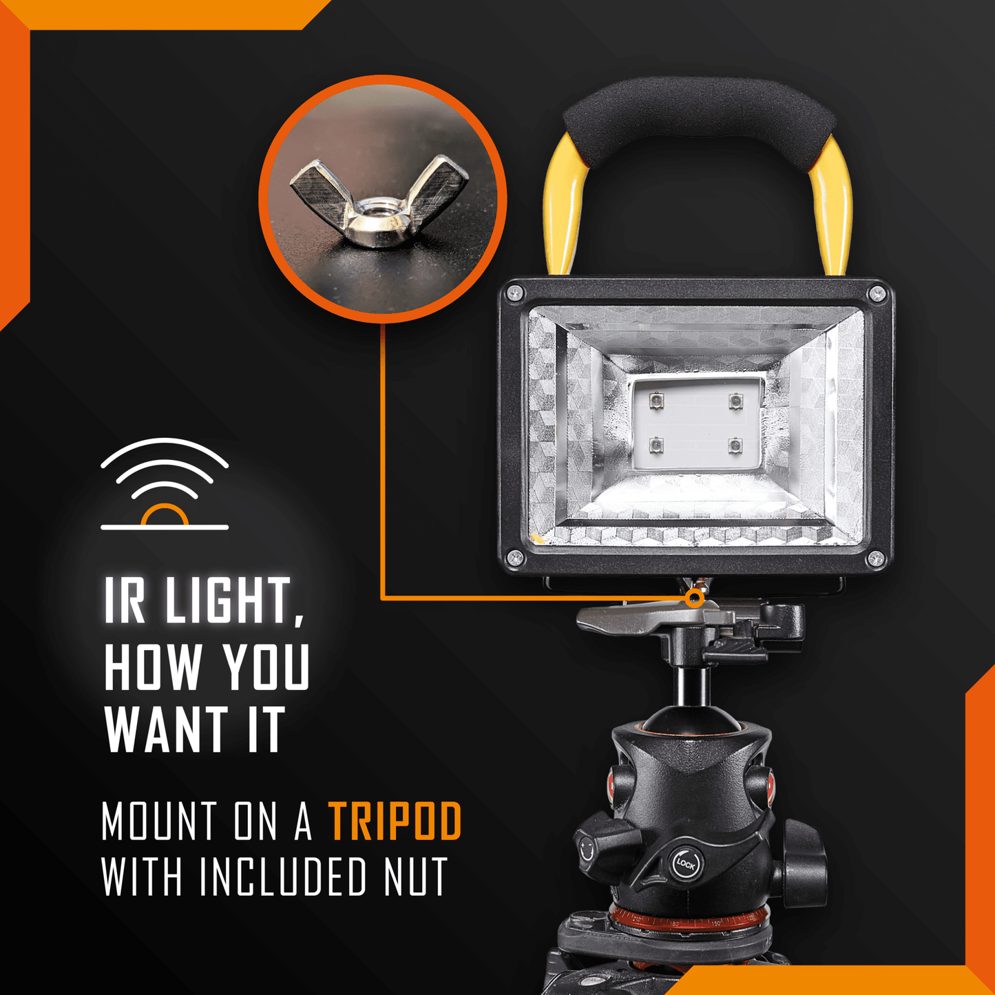Nightfox Arc | Powerful IR Floodlight | Wide beam | USB - C - Longshot Tactical