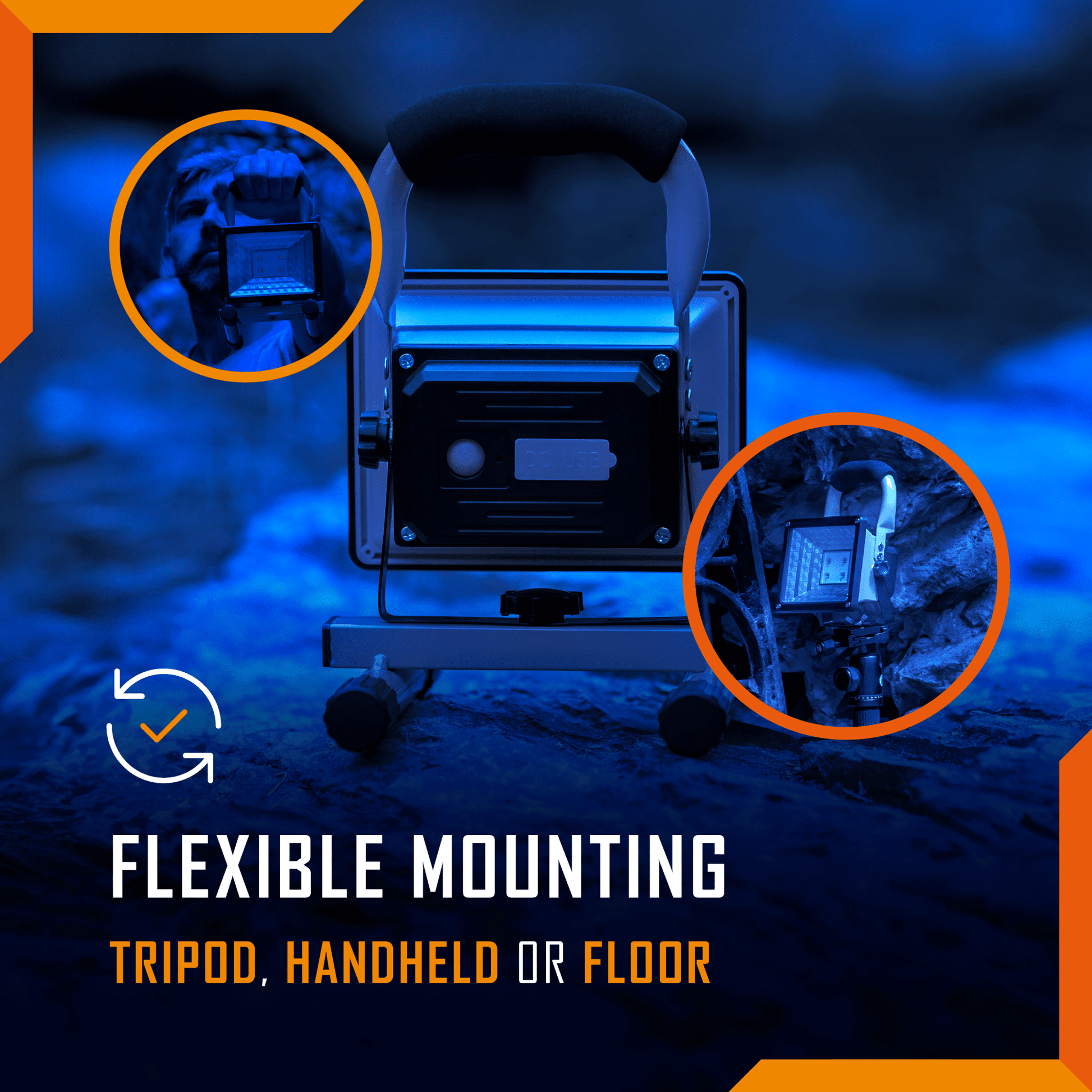 Nightfox Arc | Powerful IR Floodlight | Wide beam | USB - C - Longshot Tactical