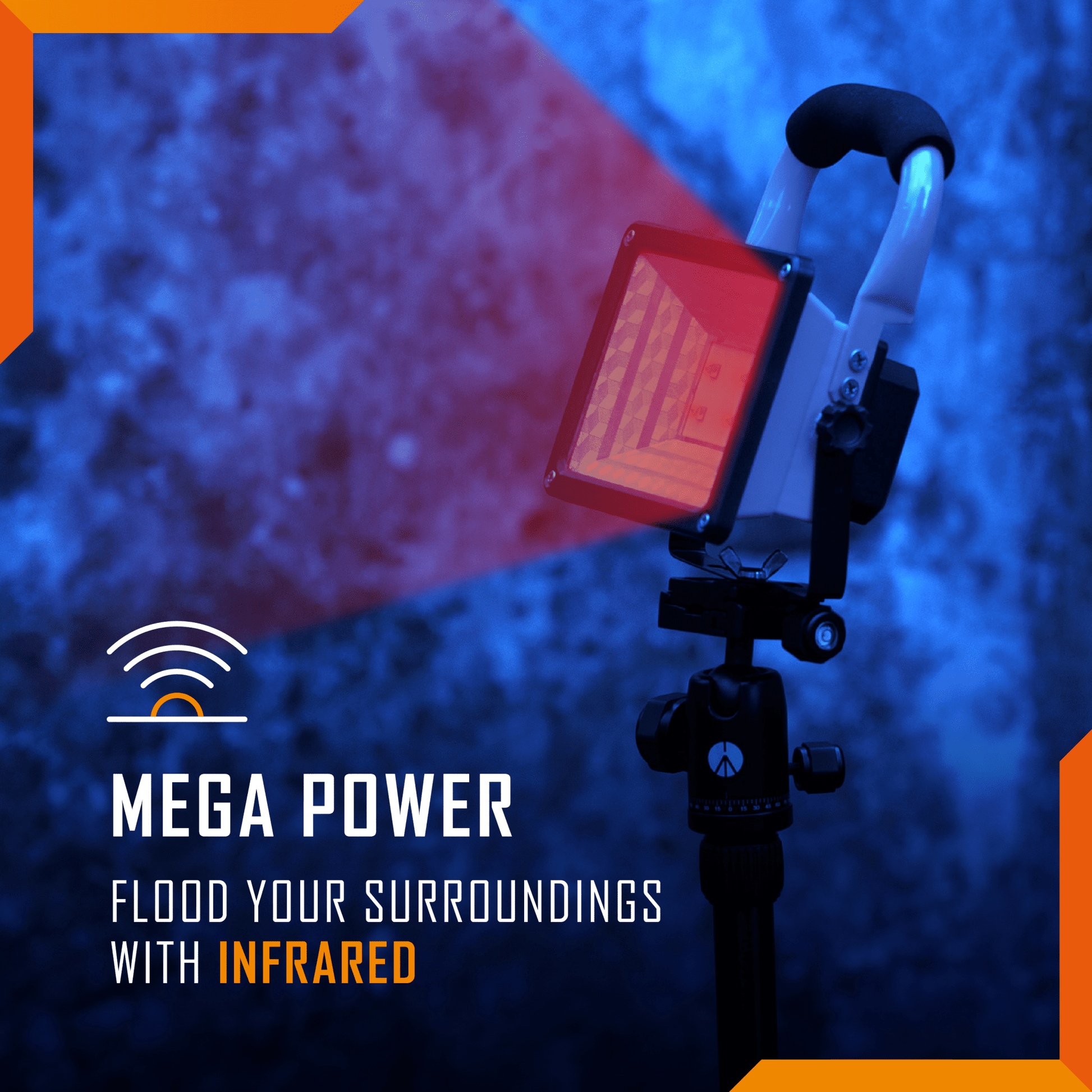Nightfox Arc | Powerful IR Floodlight | Wide beam | USB - C - Longshot Tactical