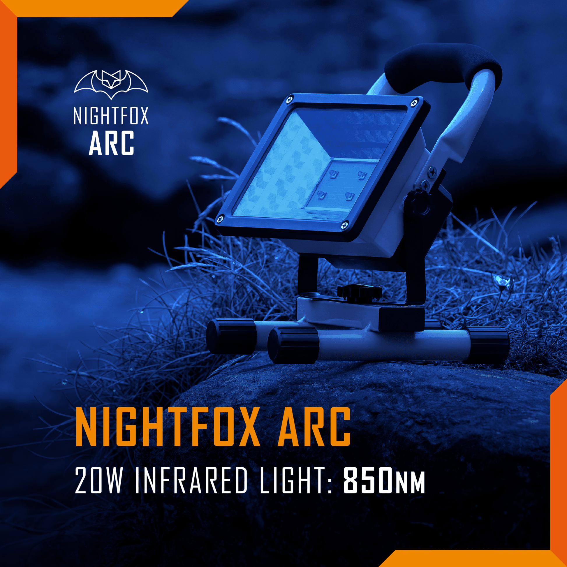 Nightfox Arc | Powerful IR Floodlight | Wide beam | USB - C - Longshot Tactical