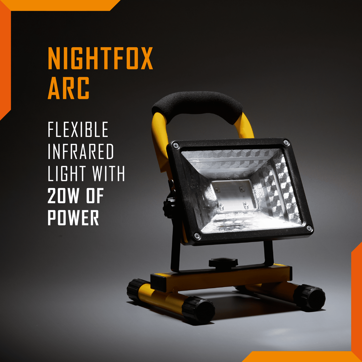 Nightfox Arc | Powerful IR Floodlight | Wide beam | USB - C - Longshot Tactical