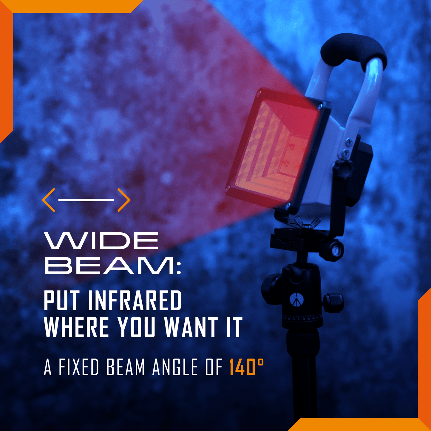 Nightfox Arc | Powerful IR Floodlight | Wide beam | USB - C - Longshot Tactical