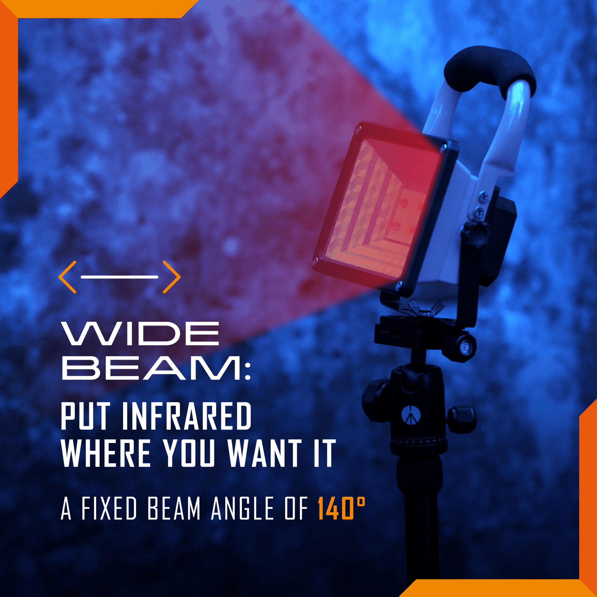 Nightfox Arc | Powerful IR Floodlight | Wide beam | USB - C - Longshot Tactical