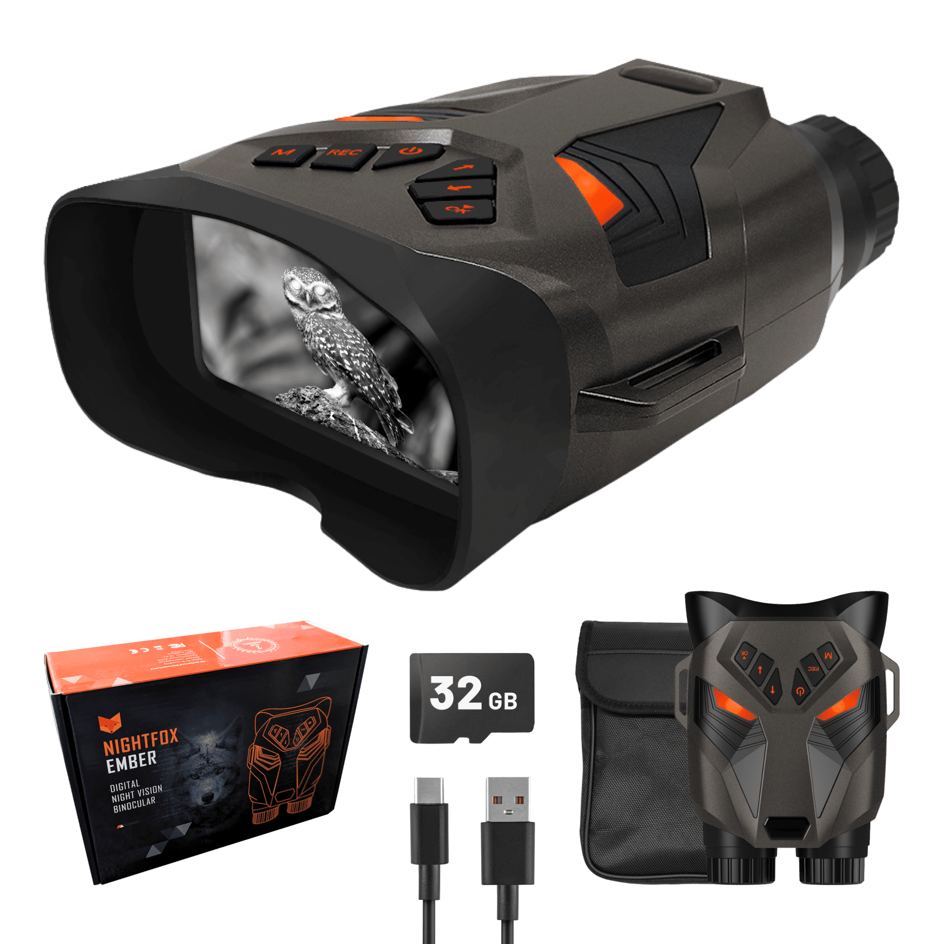 Nightfox Ember Night Vision Binoculars - Longshot Tactical