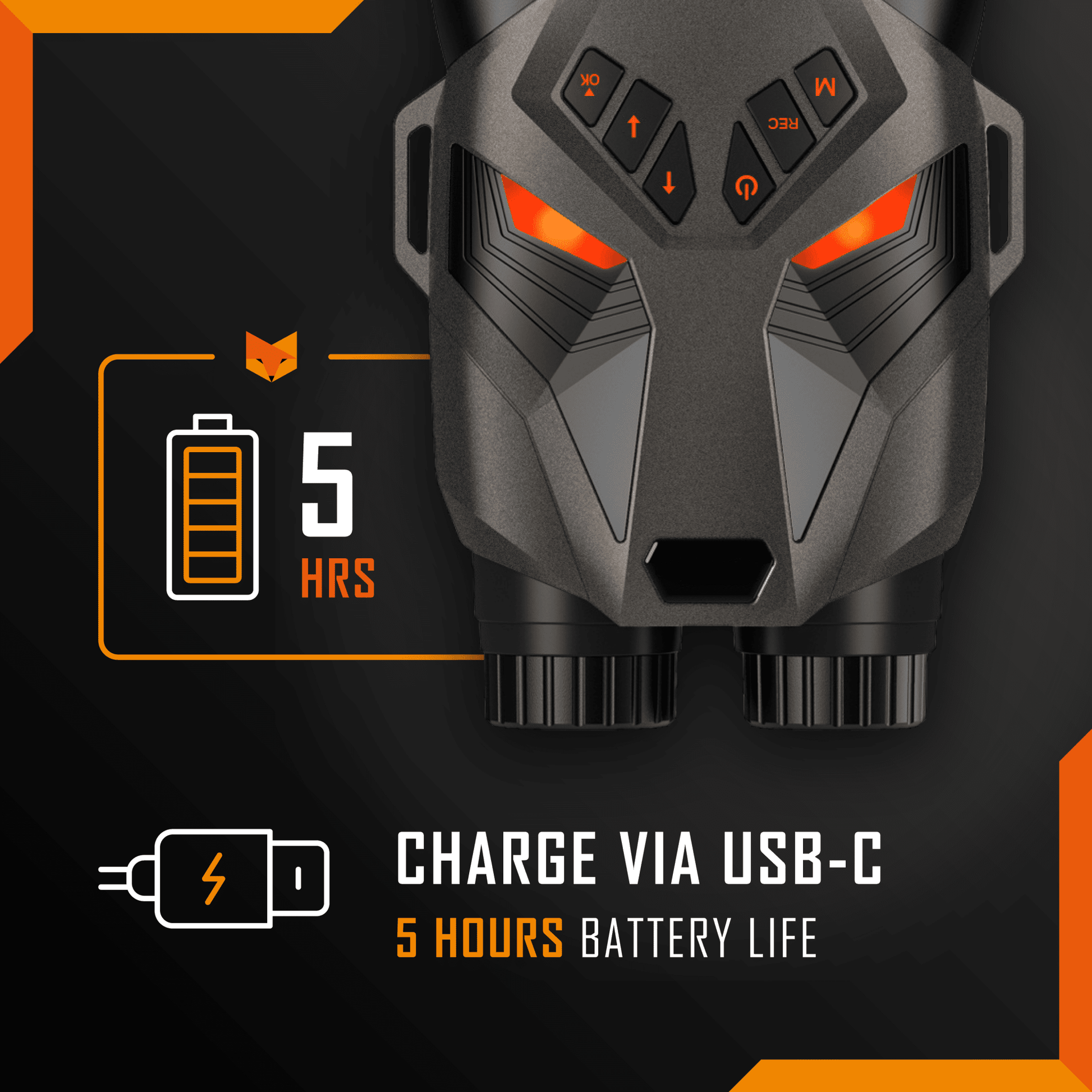 Nightfox Ember Night Vision Binoculars - Longshot Tactical