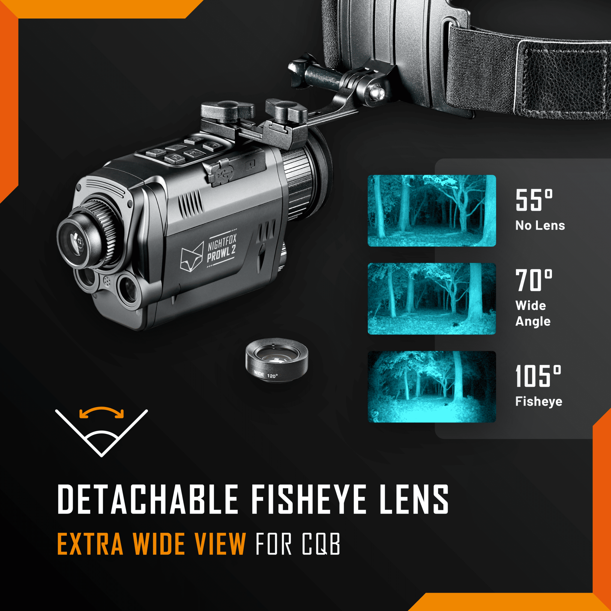 Nightfox Prowl 2 Monocular Night Vision Goggles - Longshot Tactical