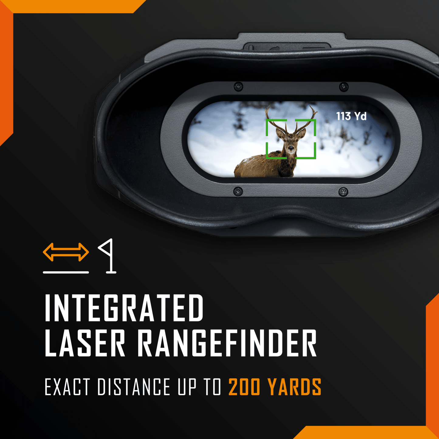 Nightfox Vulpes HD Rangefinder Night Vision Binocular - Longshot Tactical