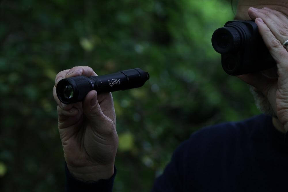 Nightfox XC5 940nm Low Glow Infrared LED Flashlight - Longshot Tactical