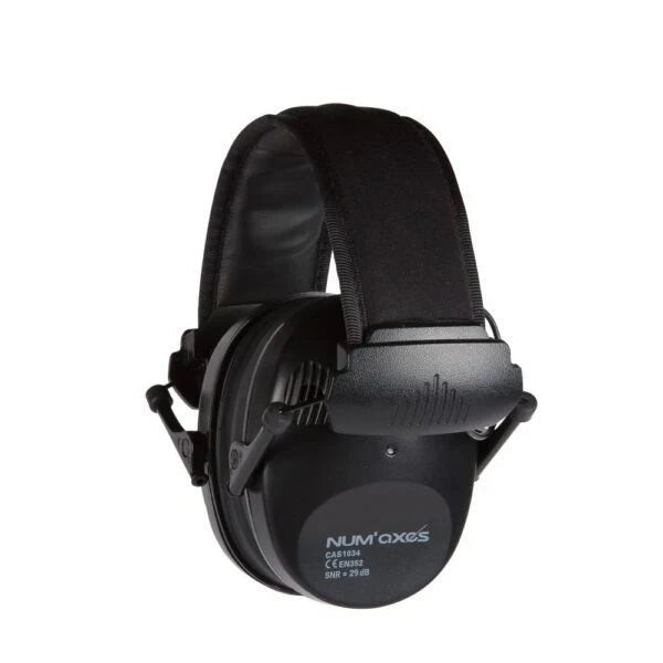 Num'Axes Electronic hearing protection CAS1034 - Black - Longshot Tactical