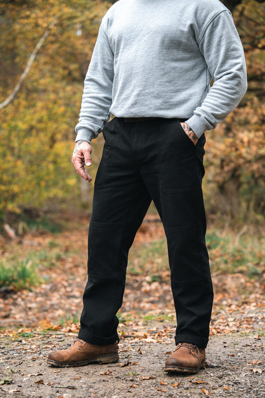 NVYSKN Canvas Utility Trousers – Heavyweight Cotton Work Pants - Longshot Tactical