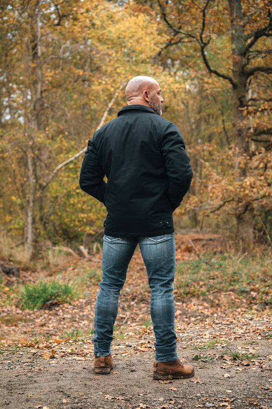 NVYSKN Work Jacket – Heavyweight Cotton Drill Utility Jacket - Longshot Tactical