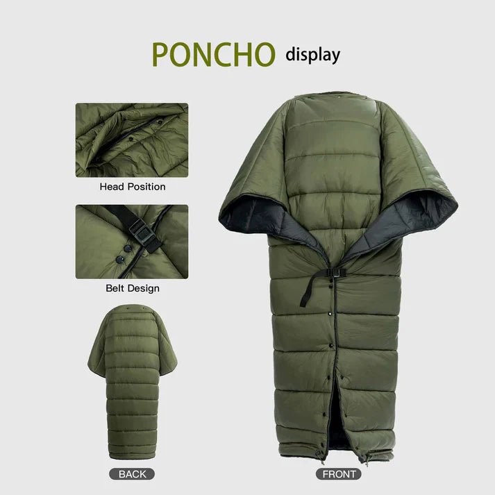 Onewind Hammock Topquilt Poncho (2 °C - 10 °C) - Large - Longshot Tactical