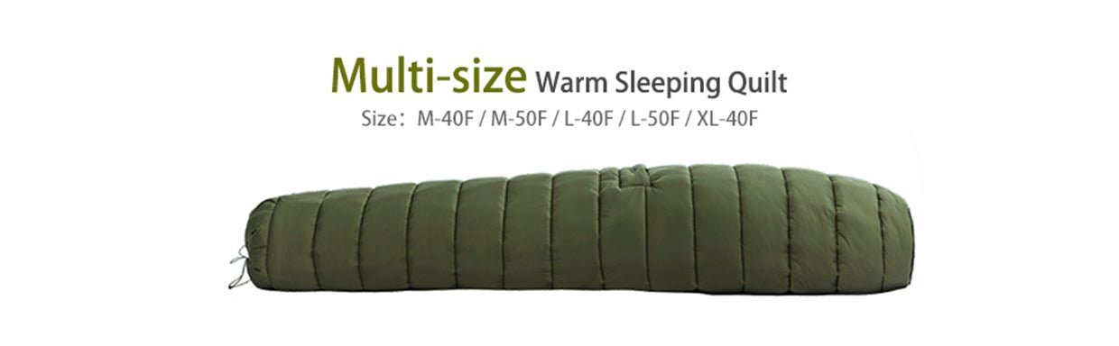 Onewind Hammock Topquilt Poncho (2 °C - 10 °C) - Large - Longshot Tactical