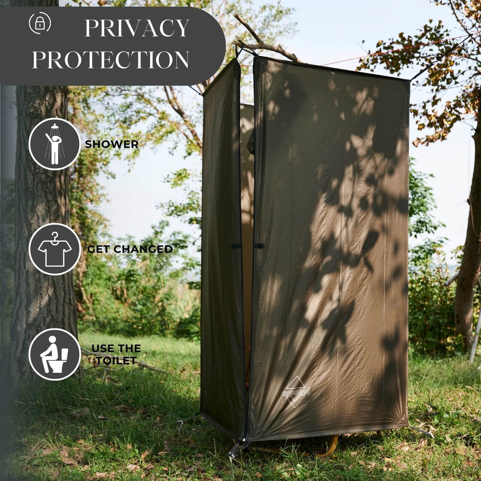 Onewind Portable Privacy Shower Tent - Longshot Tactical
