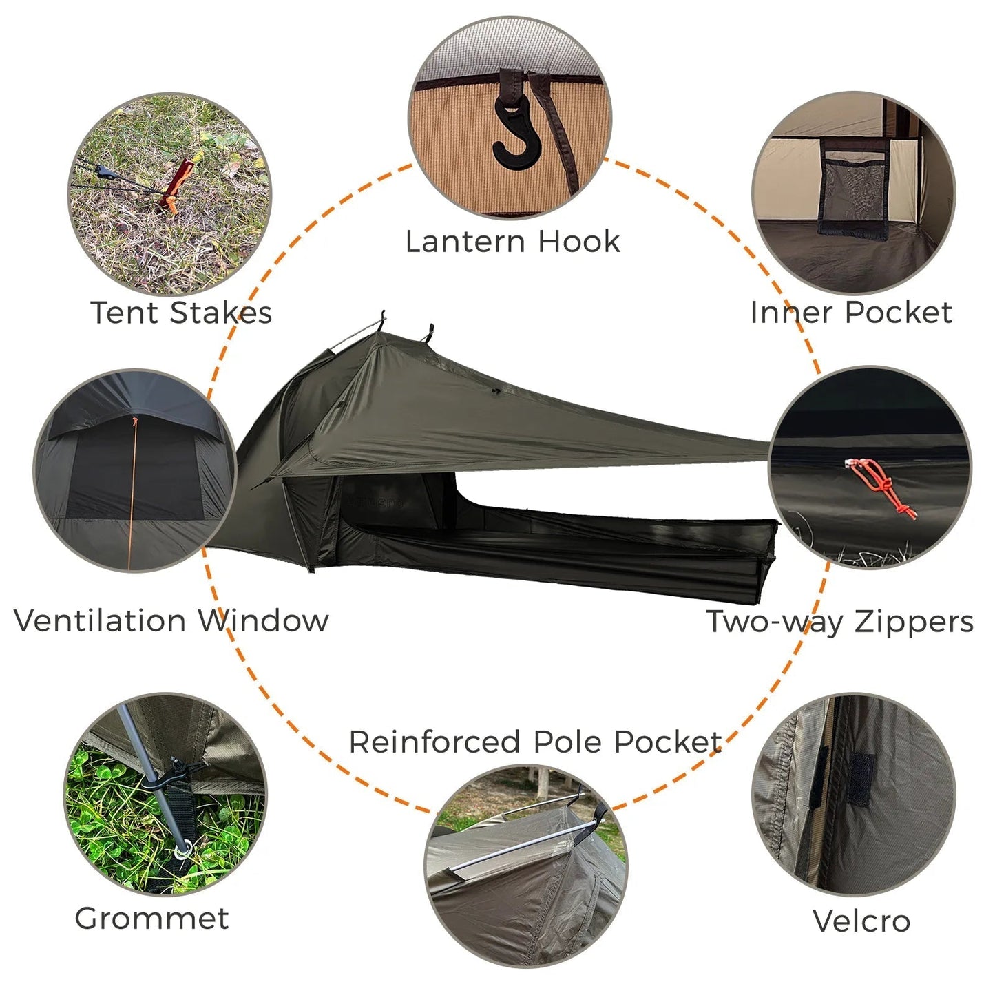 Onewind Solo Skyshade Tartent 3 Season (Updated Version) - Longshot Tactical