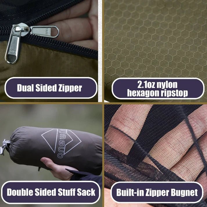 Onewind Temptest Zipper Hammock 11ft - Longshot Tactical