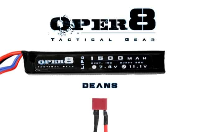 Oper8 11.1v 1500MAH LiPo Stick Battery - Longshot Tactical
