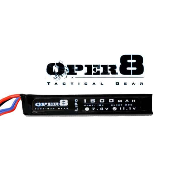 Oper8 11.1v 1500MAH LiPo Stick Battery - Longshot Tactical